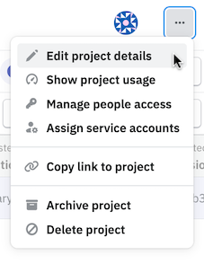 How to access project details